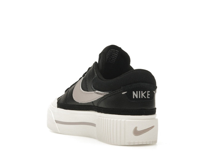 Nike Court Legacy Lift Black Sail Platinum Violet (Women's)