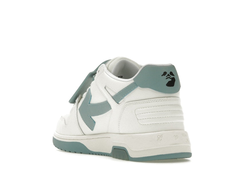OFF-WHITE Out Of Office OOO Low Tops White Celadon