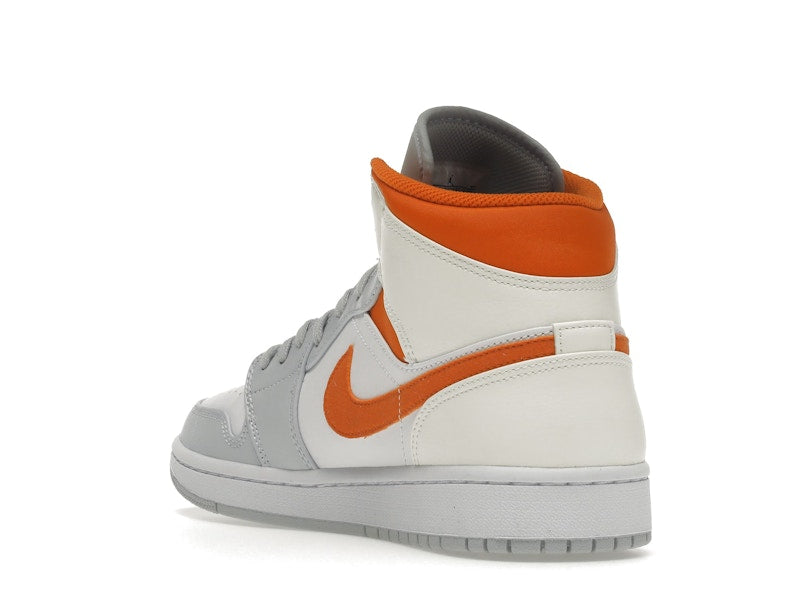 Jordan 1 Mid Starfish Pure Platinum