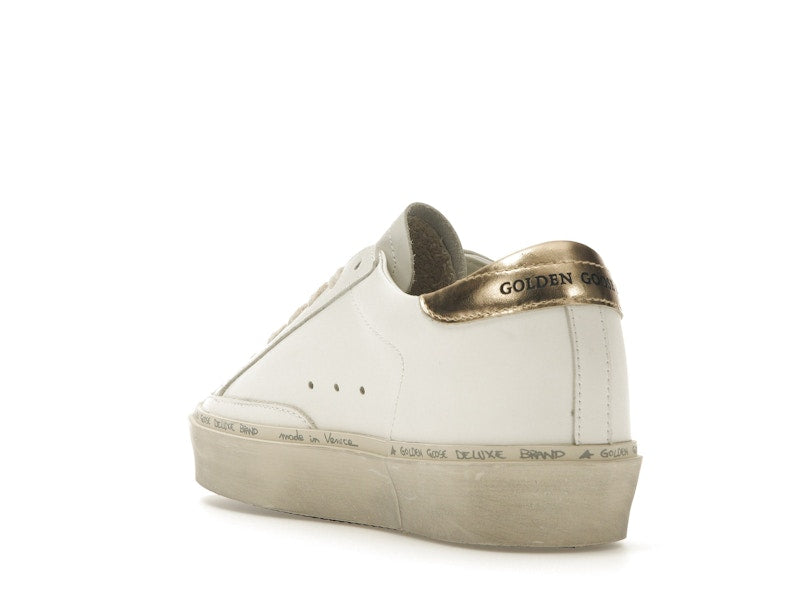 Golden Goose Hi Star White Glitter Gold (Women's)