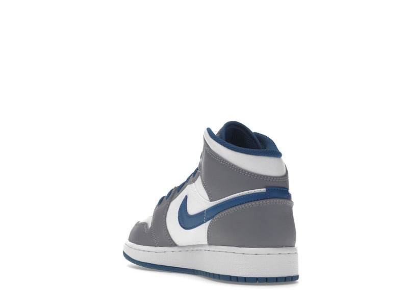 Jordan 1 Mid True Blue Cement (GS)