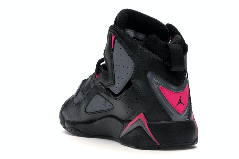 Jordan True Flight Black Dark Grey Deadly Pink (GS)