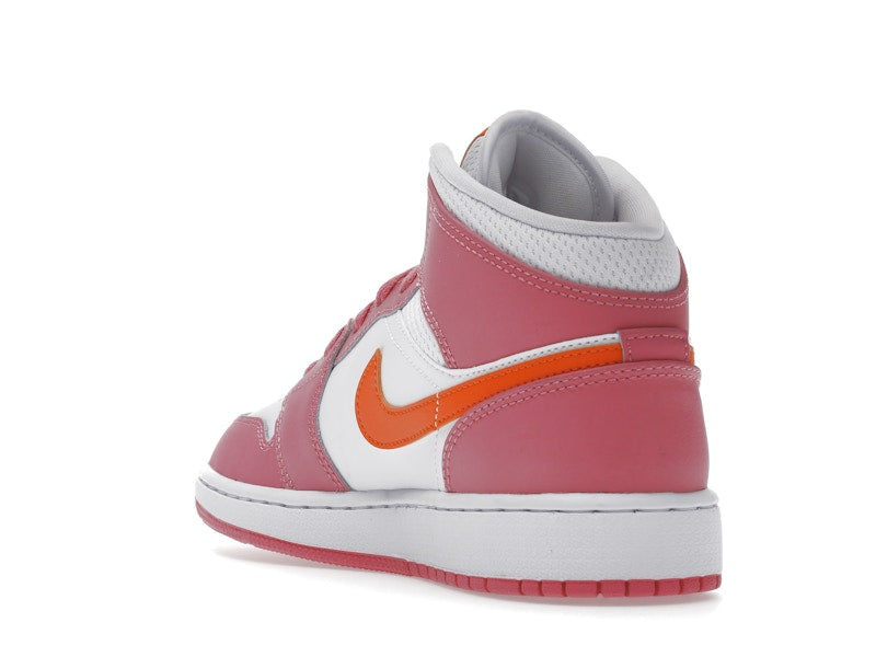 Jordan 1 Mid Pinksicle Safety Orange (GS)