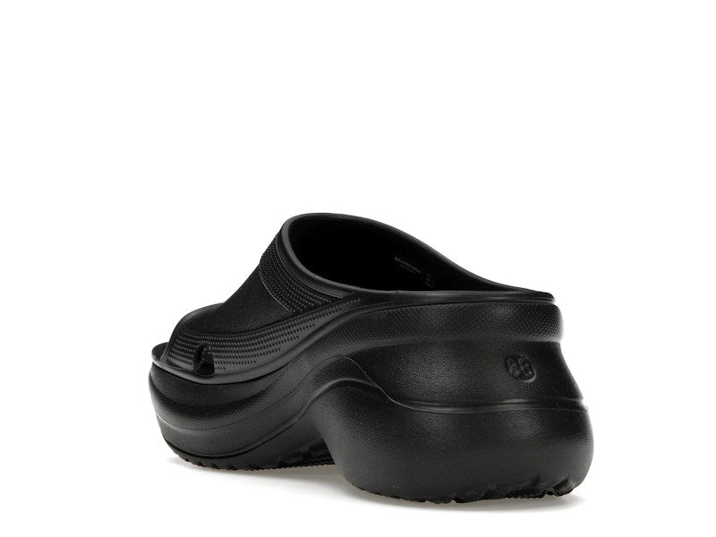 Balenciaga x Crocs Pool Slide Sandals Black (Women's)