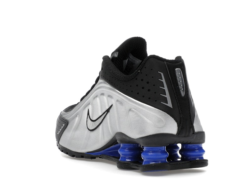 Nike Shox R4 Metallic Silver Black Racer Blue (Women's)