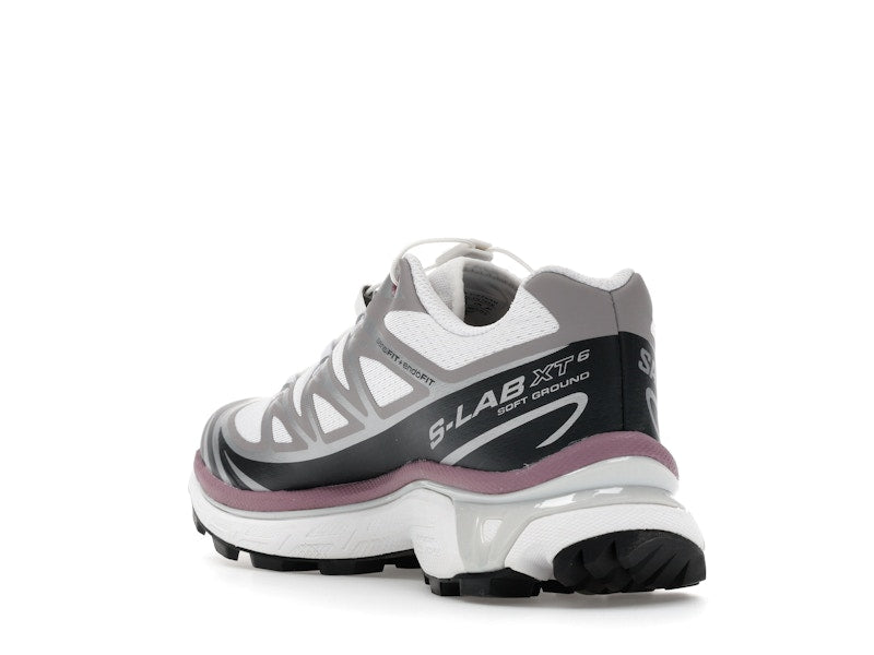 Salomon XT-6 White Black Dusky Orchid
