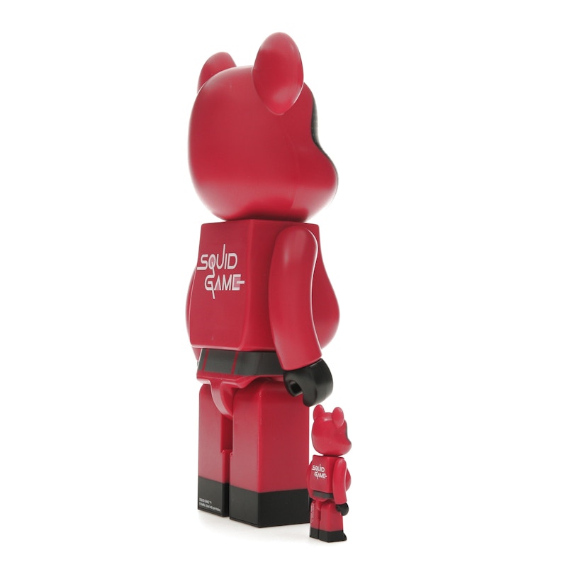 Bearbrick x Squid Game Guard (Square) 100% & 400% Set