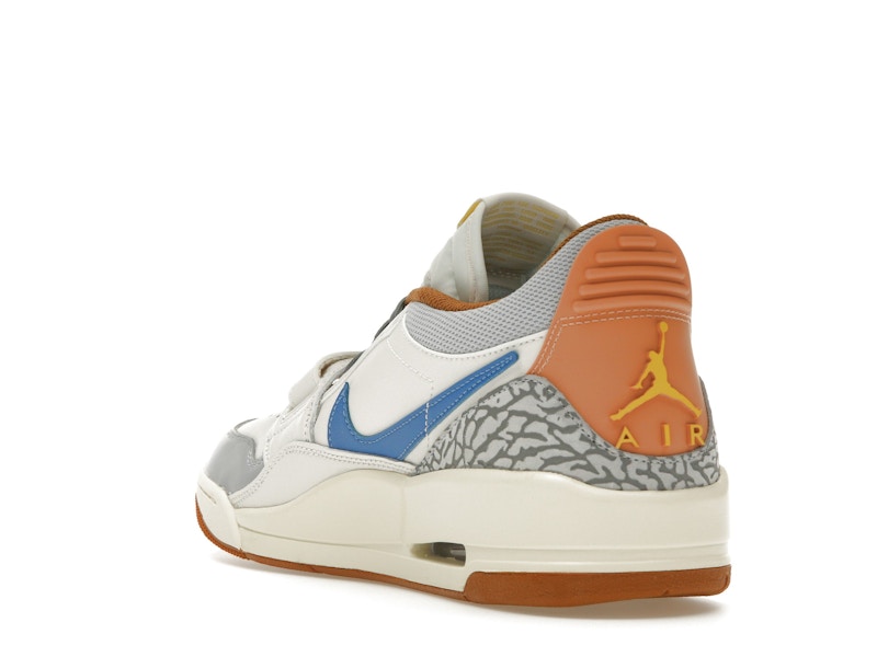 Jordan Legacy 312 Low Phantom Amber Brown Star Blue