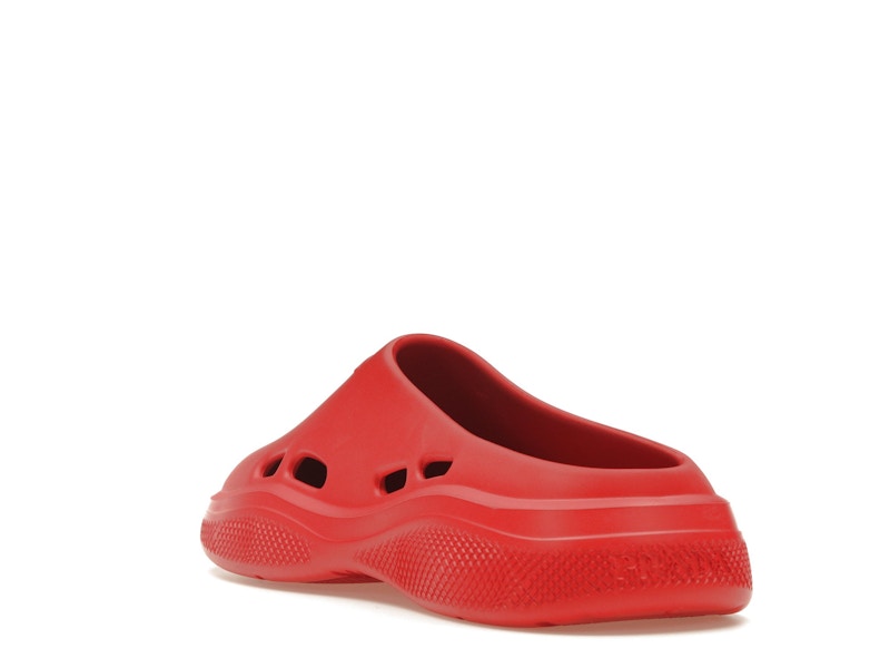 Prada Foam Rubber Mule Red