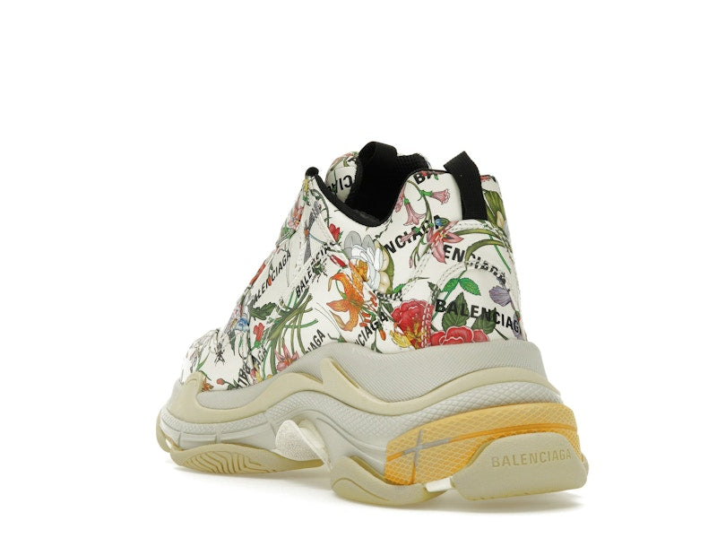 Gucci x Balenciaga The Hacker Project Triple S Flora Print