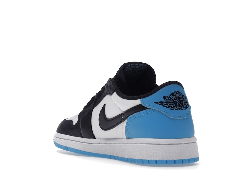 Jordan 1 Retro Low OG Black Dark Powder Blue (Women's)