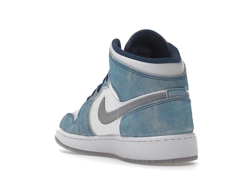 Jordan 1 Mid SE French Blue Light Steel (GS)