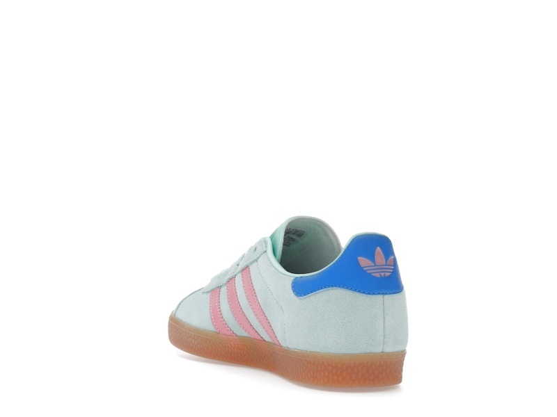 adidas Gazelle Clear Mint Bliss Pink Bright Blue (GS)