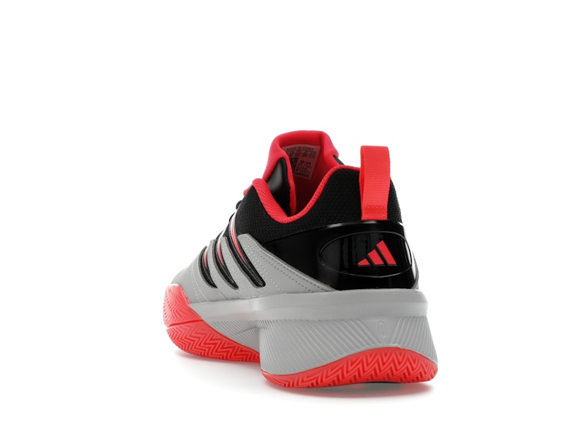 adidas Dame Certified 3 Core Black Lucid Red Grey Two