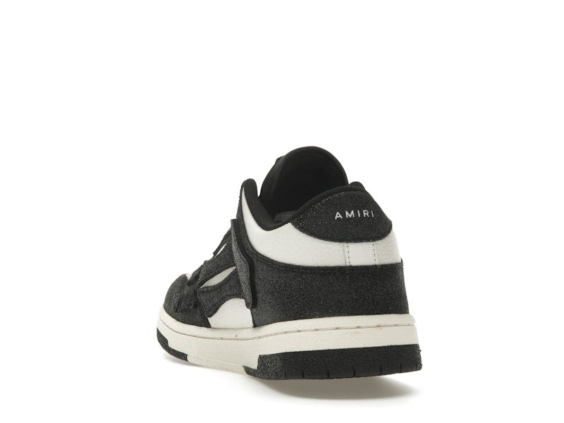 AMIRI Skel Top Low Shimmer Black White