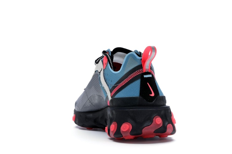 Nike React Element 87 Blue Chill Solar Red