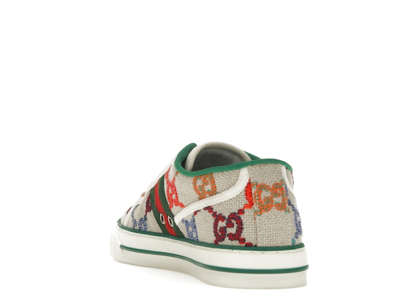 Gucci Tennis 1977 GG Logo White Multi