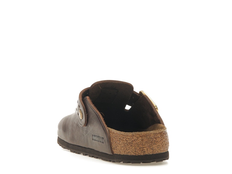 Birkenstock Boston Bold Leather Roast Brown
