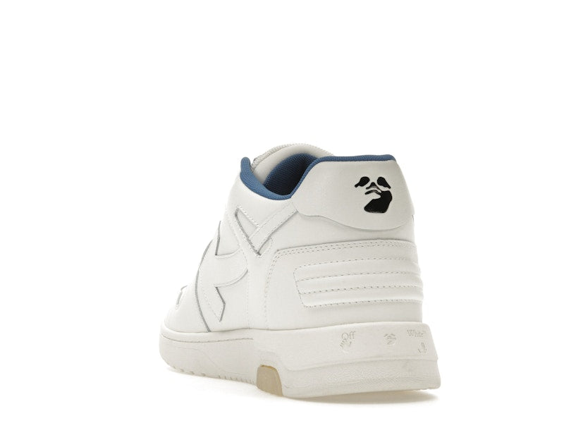 OFF-WHITE Out Of Office "OOO" Low Tops For Walking White White Dark Blue SS22