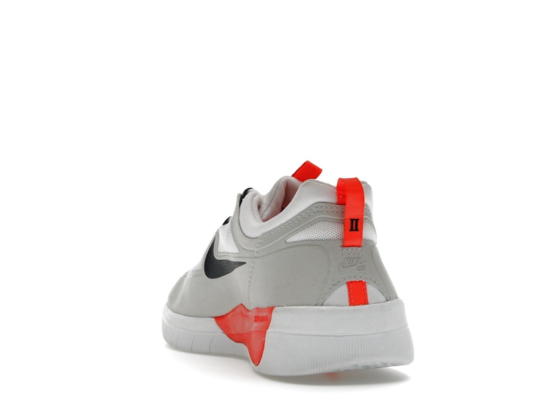 Nike SB Nyjah Free 2 Neutral Grey Bright Crimson