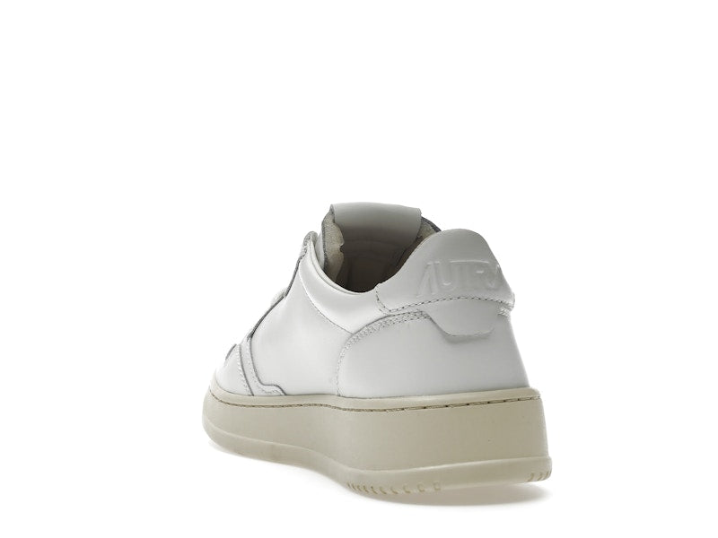 Autry Medalist Leather Low White