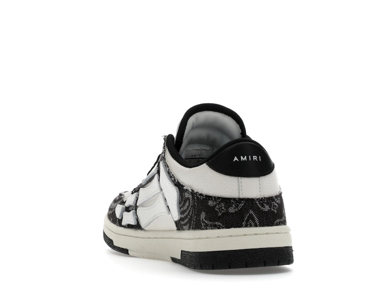 AMIRI Skel Top Low Bandana Denim Black