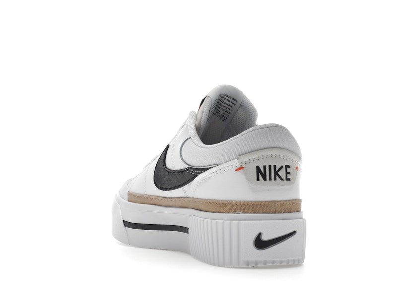Nike Court Legacy Lift White Black (Women's)