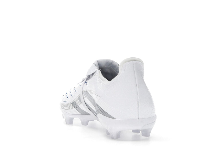 adidas Predator League Fold-Over Tongue FG/MG Cloud White Silver Metallic Bright Royal
