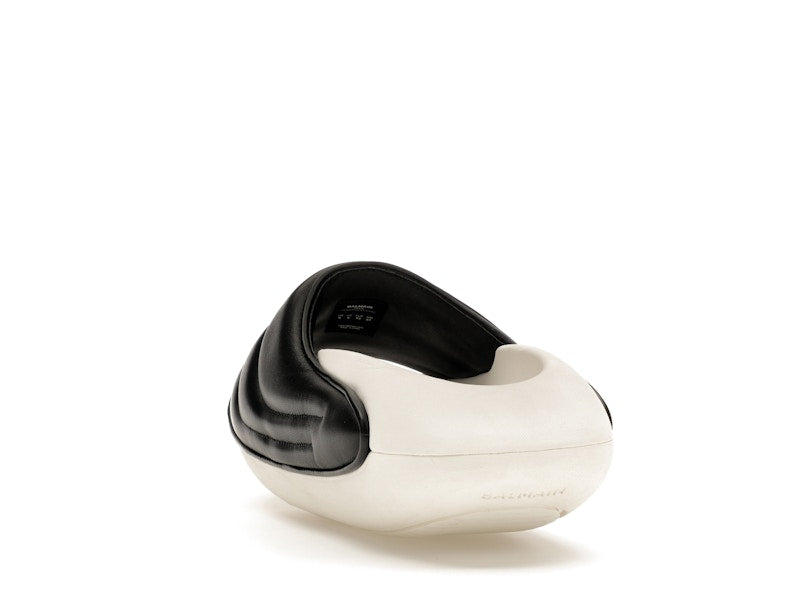 Balmain B-IT Mules Black White
