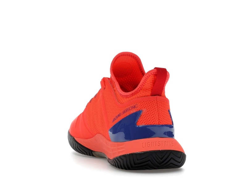 adidas Adizero Ubersonic 4 Solar Red Silver Metallic Lucid Blue
