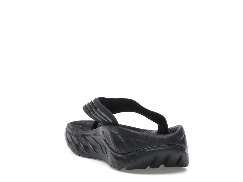 Hoka One One Ora Recovery Flip Black Dark Gull Grey