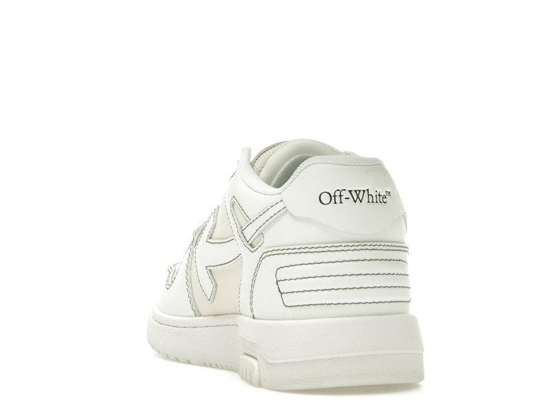 OFF-WHITE Out Of Office OOO Low Tops Cream White