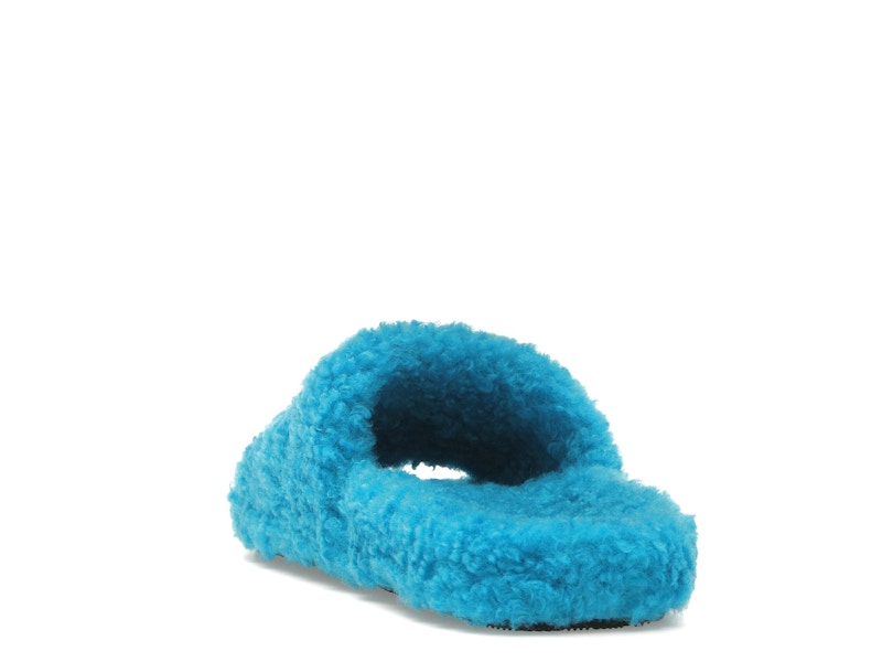 Balenciaga Furry Slide Sky Blue