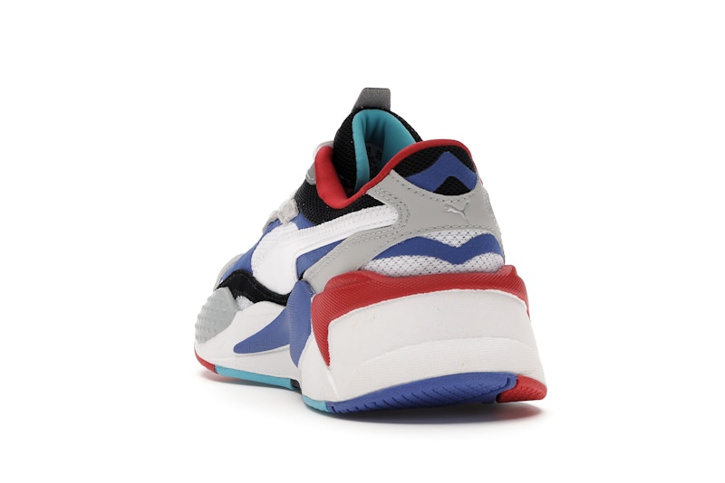 Puma RS-X 3 Puzzle White Blue Red (GS)