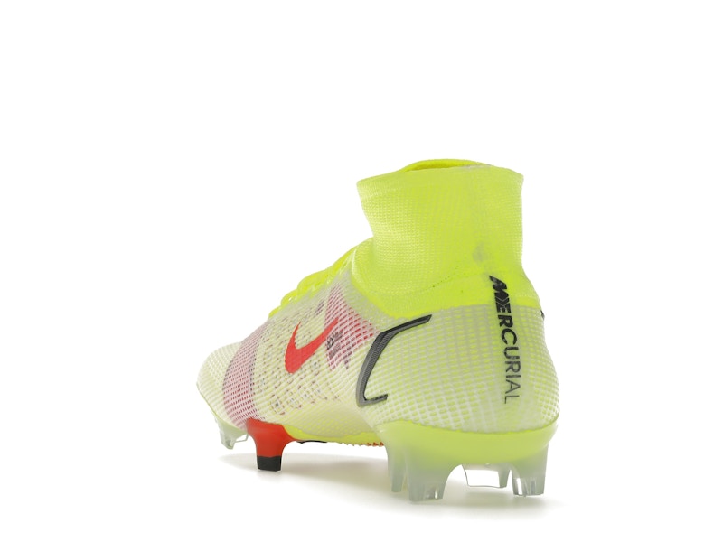 Nike Mercurial Superfly 8 Elite FG Volt Black Bright Crimson
