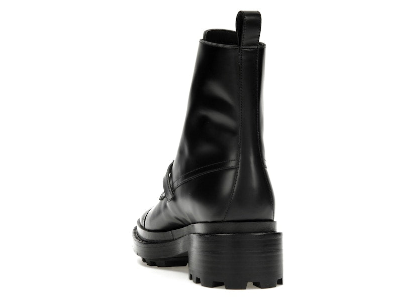Hermes Funk Ankle Boot Noir Calfskin Leather