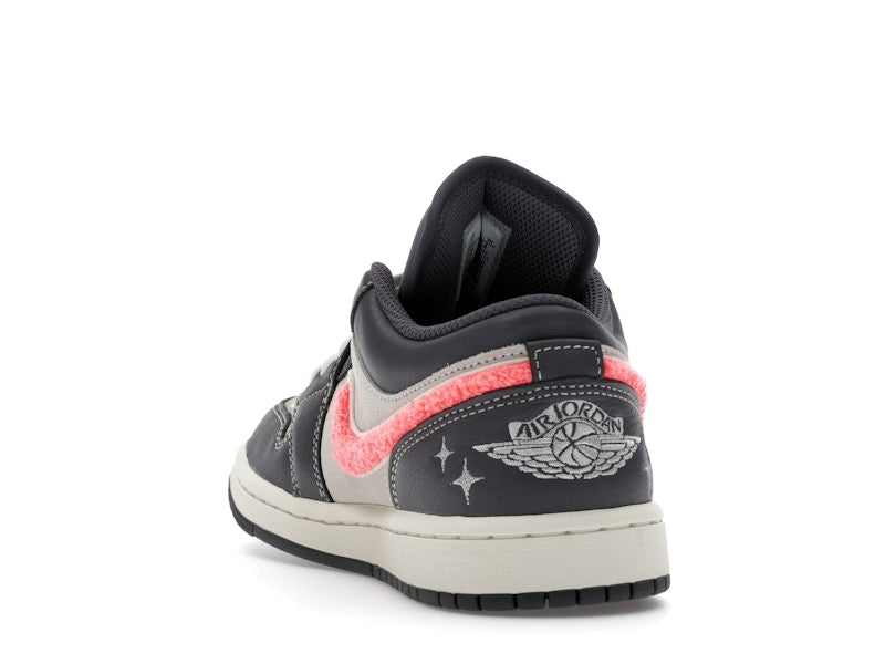 Jordan 1 Low Light Graphite Hot Punch (Women's)
