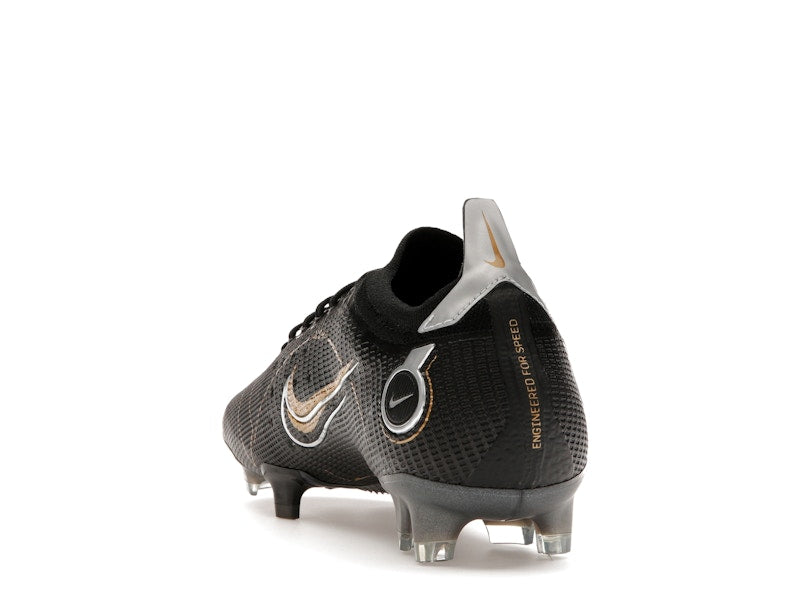 Nike Mercurial Vapor 14 Elite FG Black Metallic Silver Cave Stone Metallic Gold