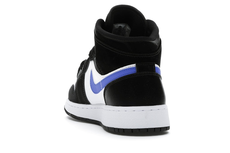 Jordan 1 Mid Black Racer Blue White (GS)