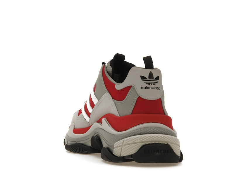 Balenciaga x adidas Triple S Red Grey Black