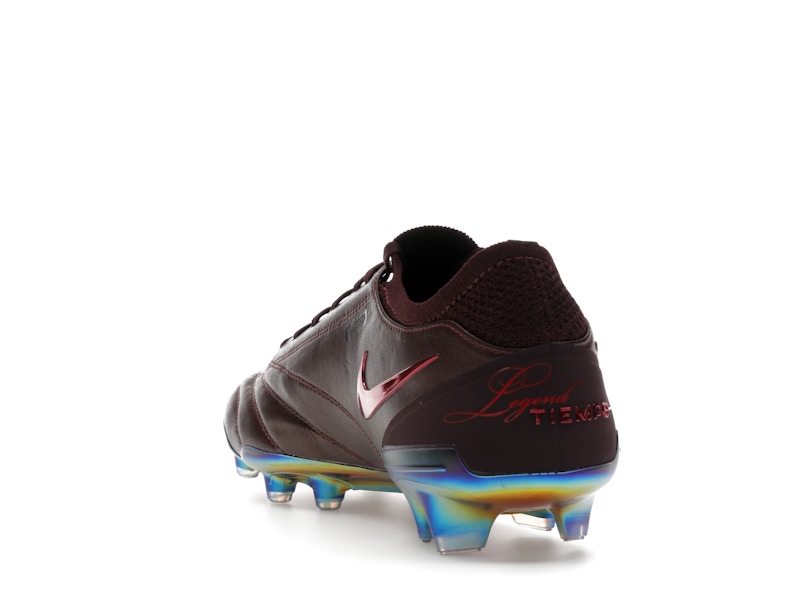 Nike Tiempo Legend 10 Elite Luxe FG Montebelluna Leather Port Wine
