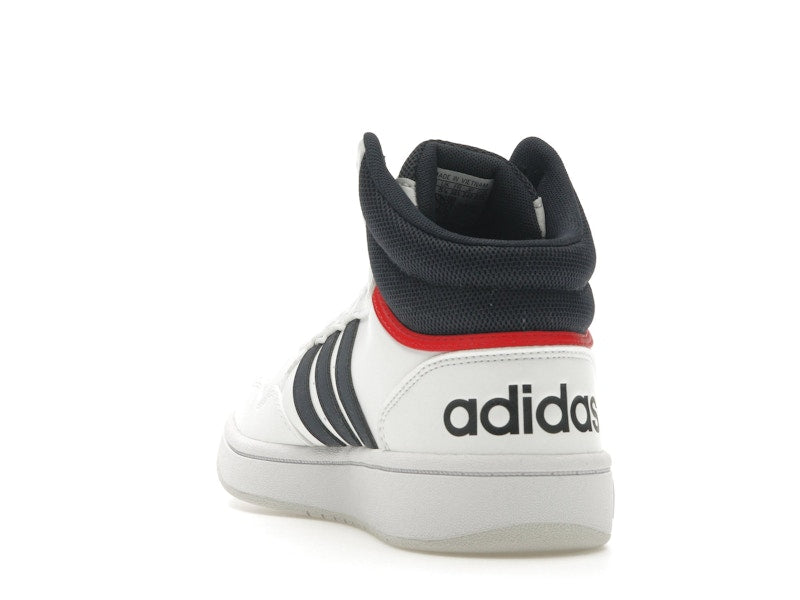 adidas Hoops 3.0 White Navy Red