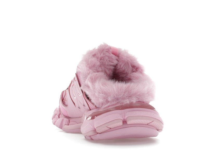 Balenciaga Track Mule Pink Faux Fur (Women's)