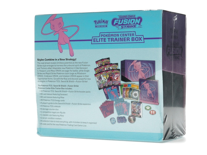 Pokémon TCG Sword & Shield Fusion Strike Pokémon Center Elite Trainer Box