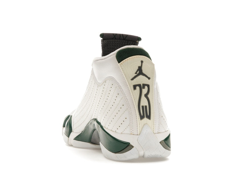 Jordan 14 Retro White Forest Green
