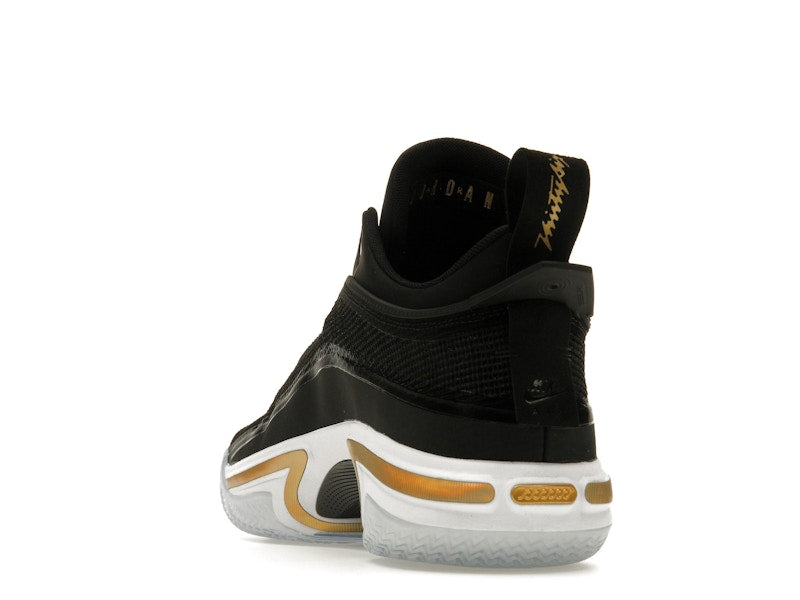 Jordan 36 Low Black Gold (Clear Sole)