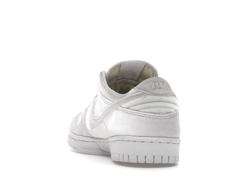 Nike Dunk Low Dover Street Market Triple White Velvet