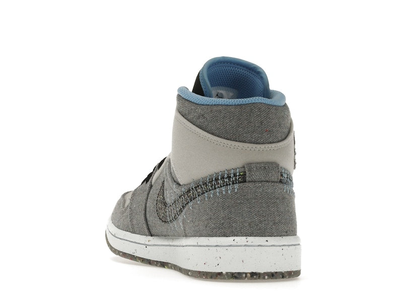 Jordan 1 Mid Crater Grey University Blue