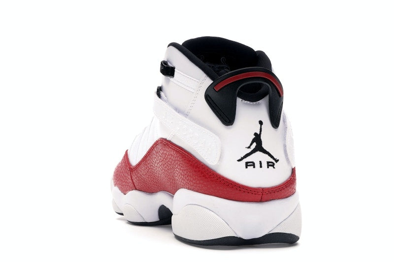 Jordan 6 Rings White University Red