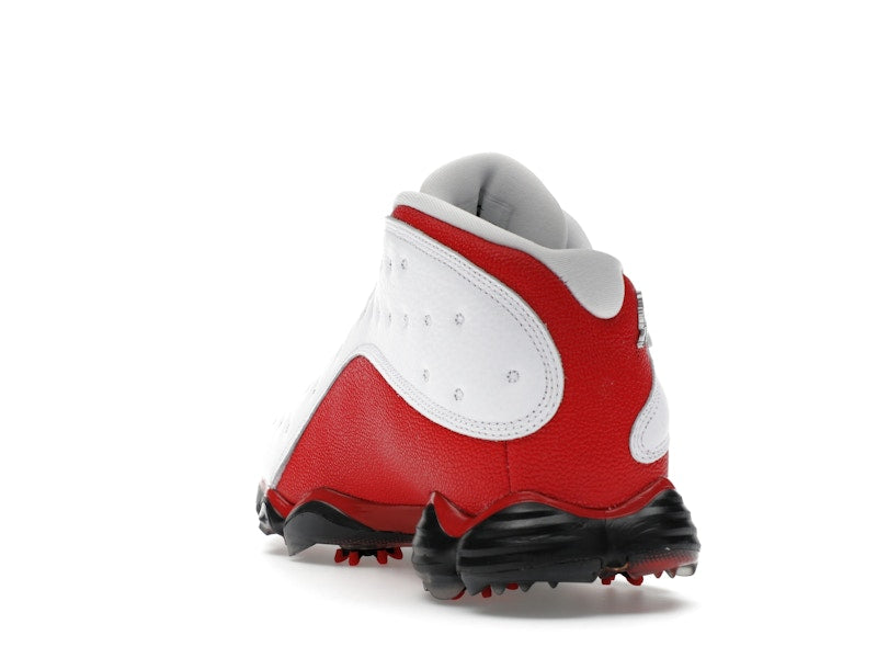 Jordan 13 Retro Golf Cleat White Red